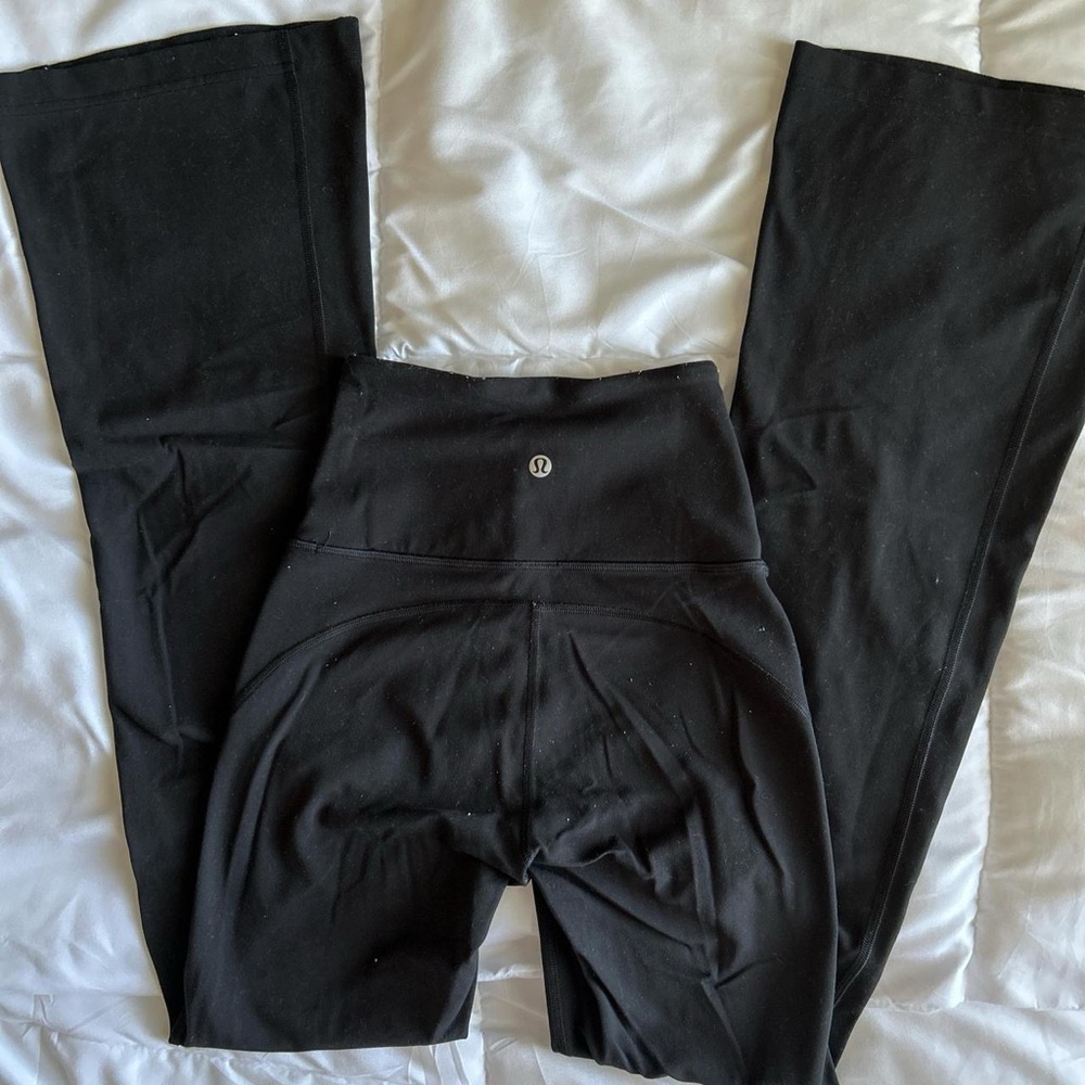 lululemon athletica Black Flare Pants